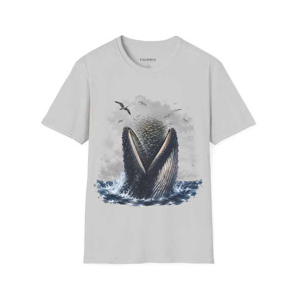 Whale Tail Ocean Scene T-Shirt – Marine Wildlife Tee