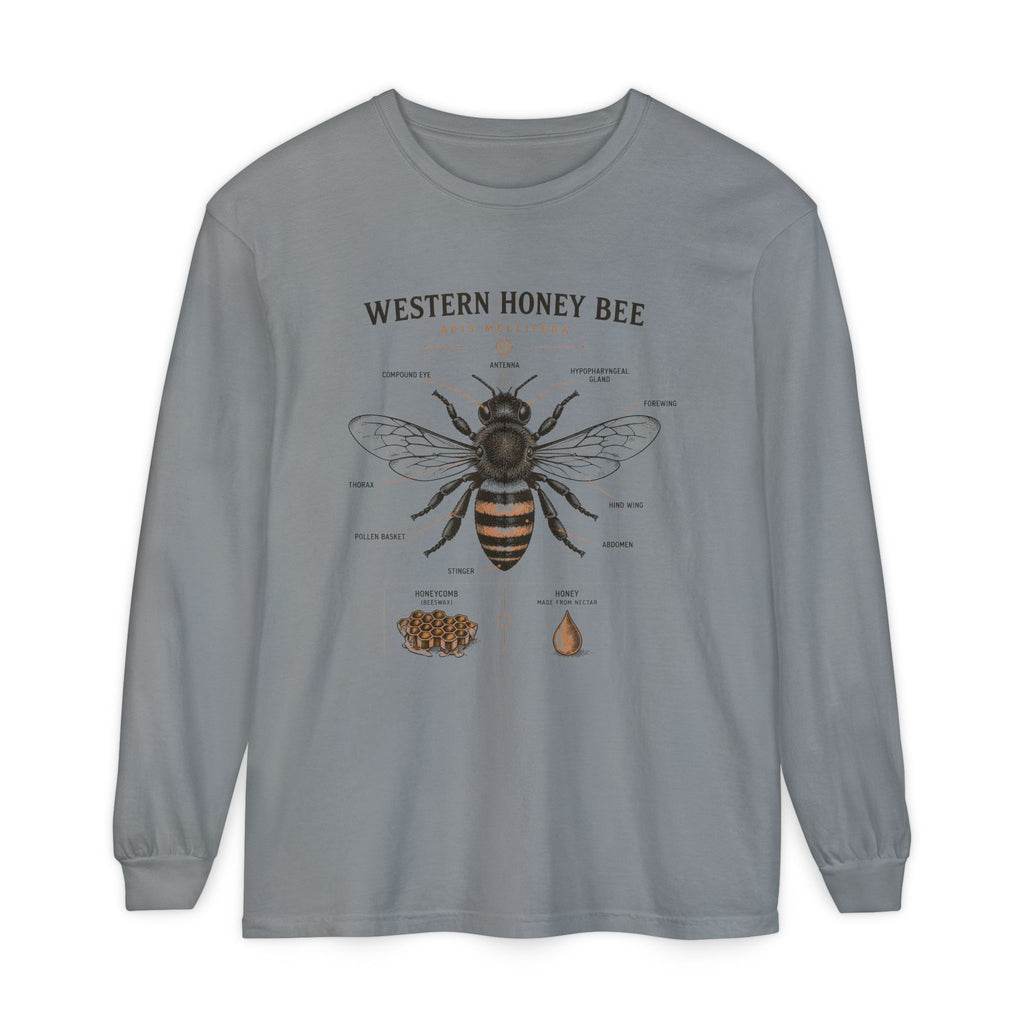 Unisex Garment-dyed Long Sleeve T-Shirt
