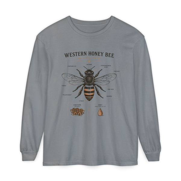 Unisex Garment-dyed Long Sleeve T-Shirt