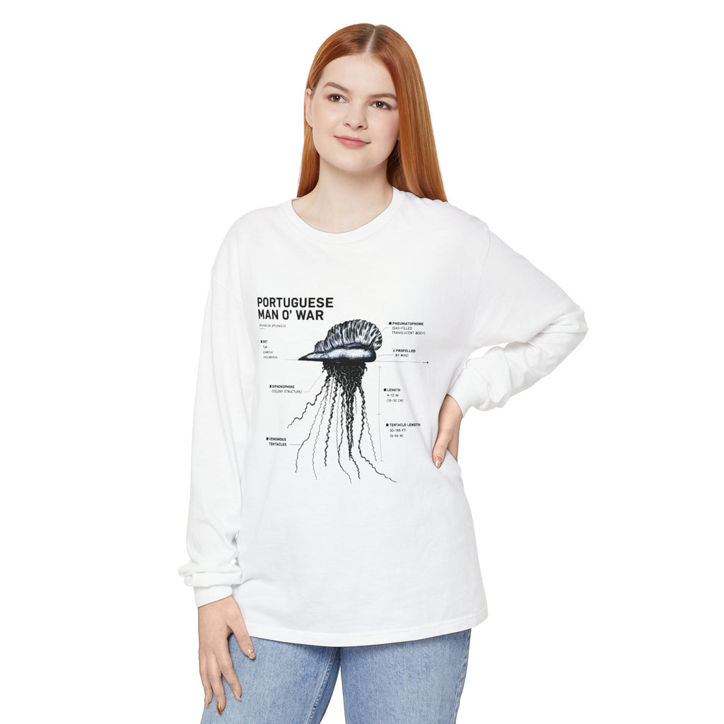 Portuguese Man O' War Anatomy Long Sleeve Tee
