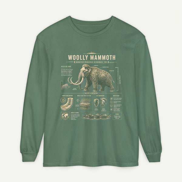 Woolly Mammoth Anatomy Long Sleeve Tee