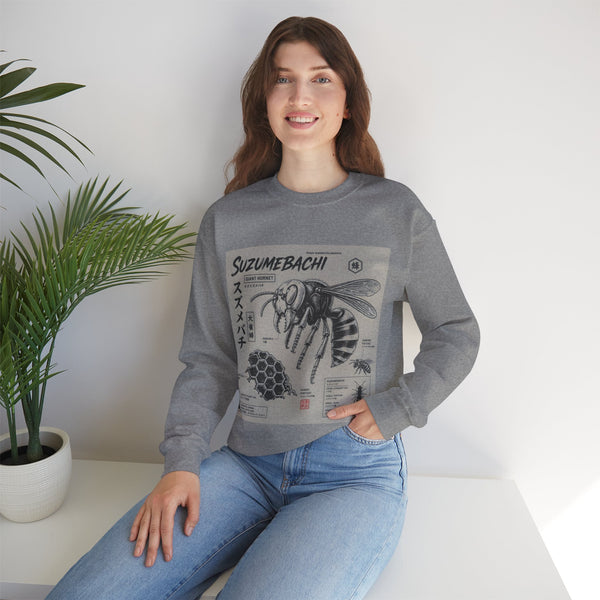 Suzumebachi Hornet Anatomy Crewneck Sweatshirt
