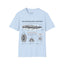 Shark Anatomy Graphic Tee — Chlamydoselachus Anguineus Educational T-Shirt