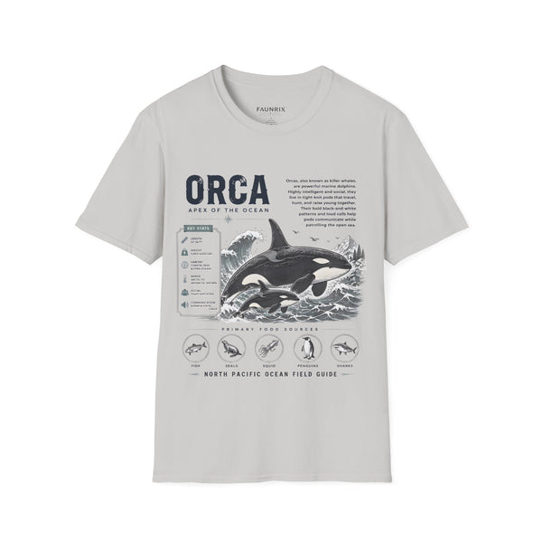 Orca Apex of the Ocean Anatomy T-Shirt – Vintage Marine Whale Illustration Tee