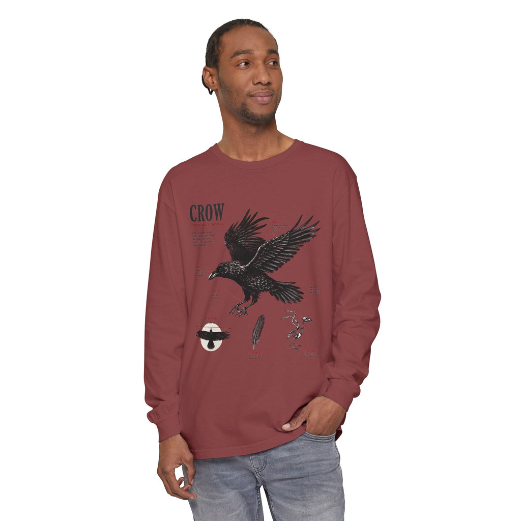 Crow Anatomy Long Sleeve Tee
