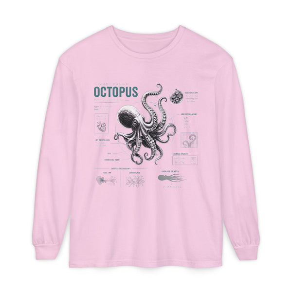 Octopus Anatomy Long Sleeve Tee