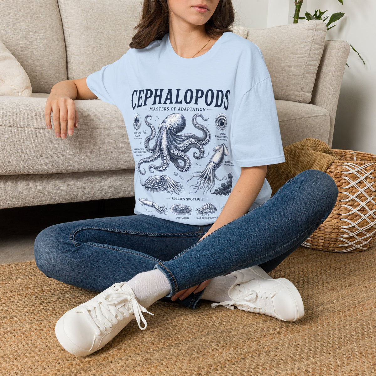 Cephalopods T-Shirt — Masters of Adaptation Vintage Octopus Graphic Tee