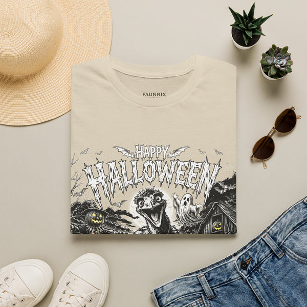 Halloween Vintage Goose T-Shirt — Happy Halloween Retro Horror Graphic