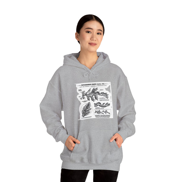 Botanical Anatomy Hoodie — Vintage Plant Diagram Sweatshirt