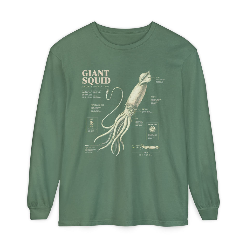 Giant Squid Anatomy Long Sleeve Tee