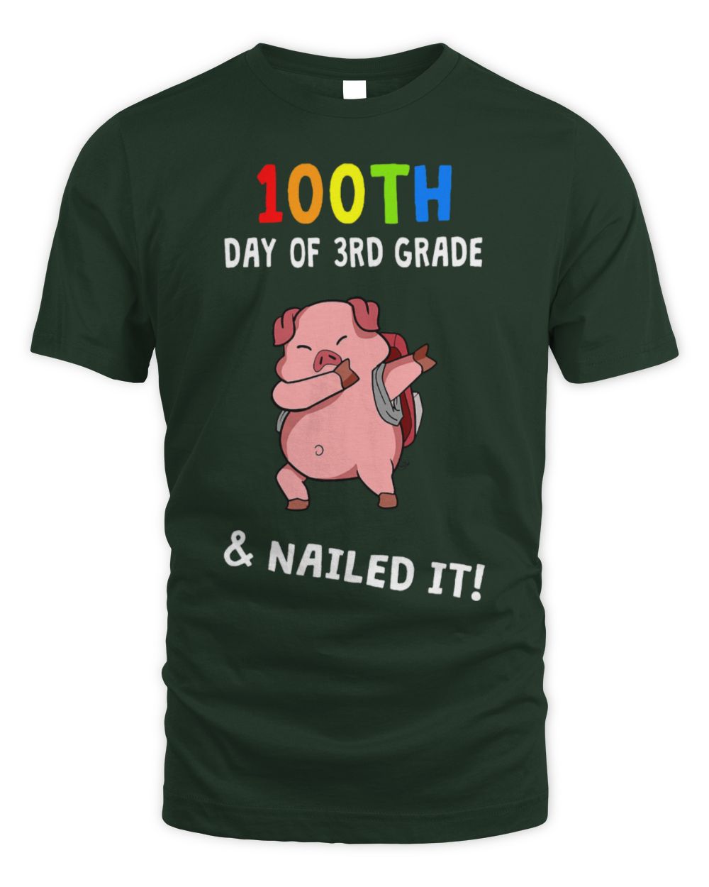 Cute Pig 100th Day Of School Nailed It Pig 3rd Grade Teacher