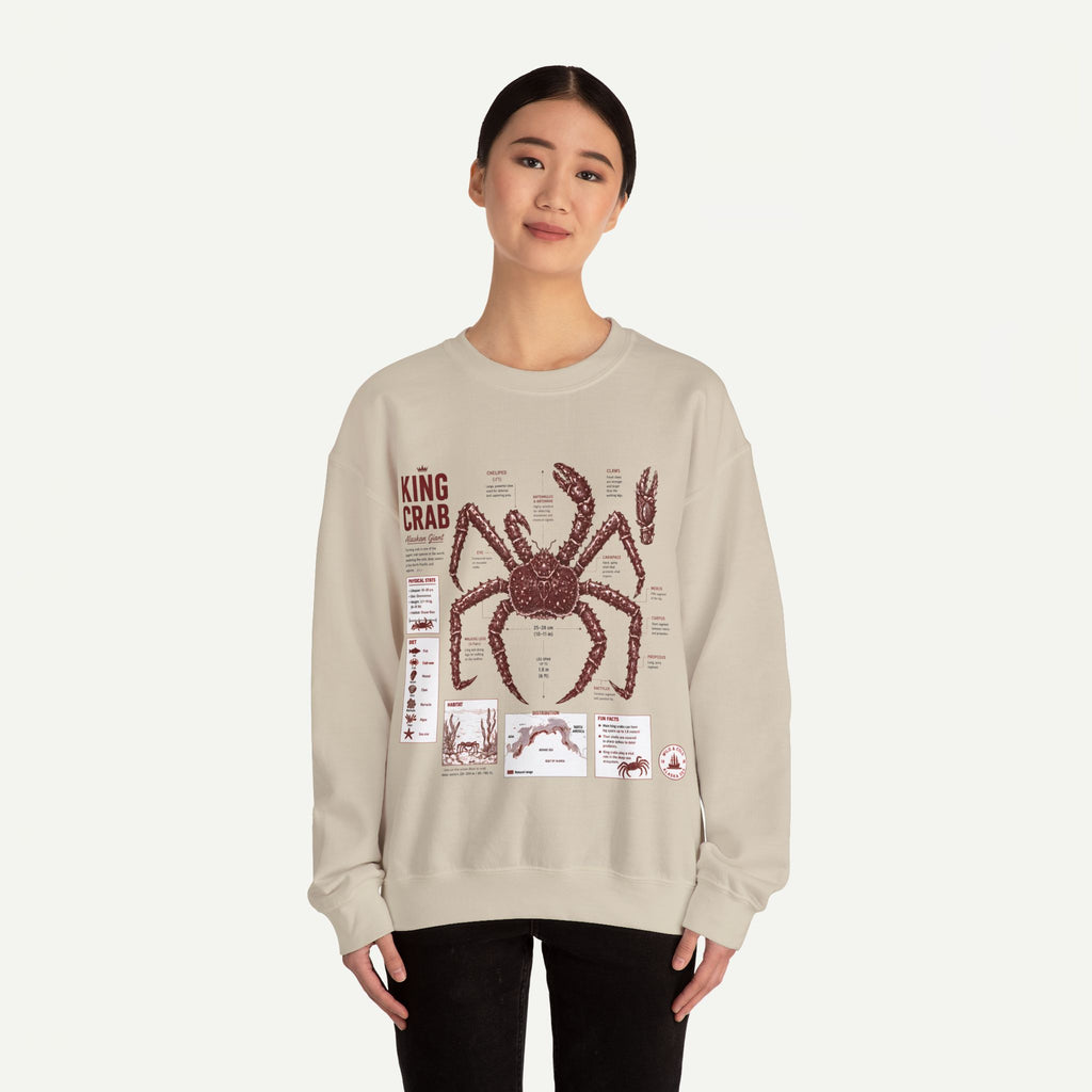 King Crab Anatomy Sweatshirt