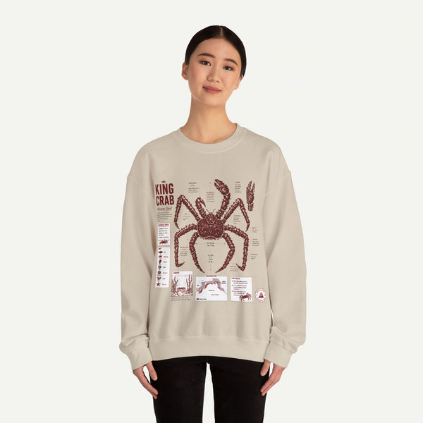 King Crab Anatomy Sweatshirt