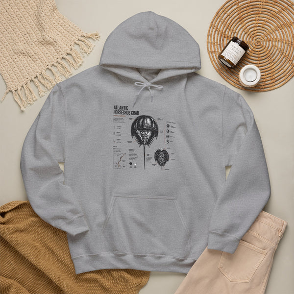 Horseshoe Crab Anatomy Hoodies