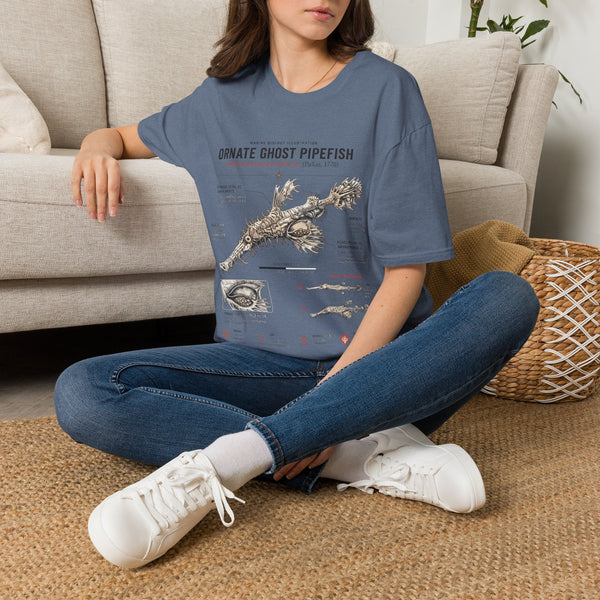 Ornate Ghost Pipefish Anatomy T-Shirt