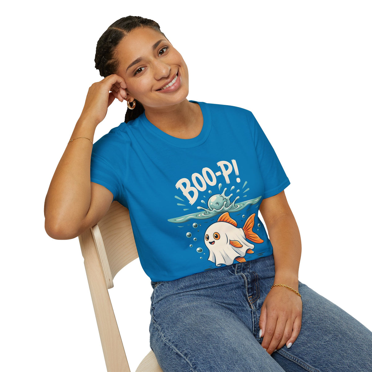 Ghost Fish T-Shirt — Cute Boo-P!Halloween Graphic Tee