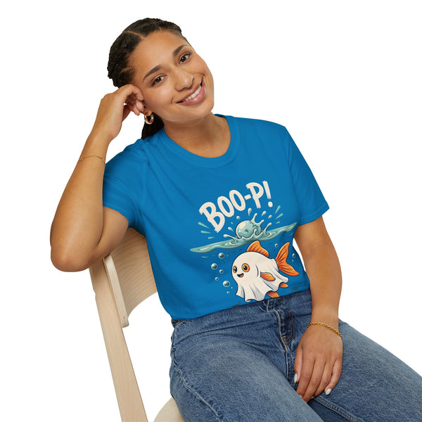 Ghost Fish T-Shirt — Cute Boo-P!Halloween Graphic Tee