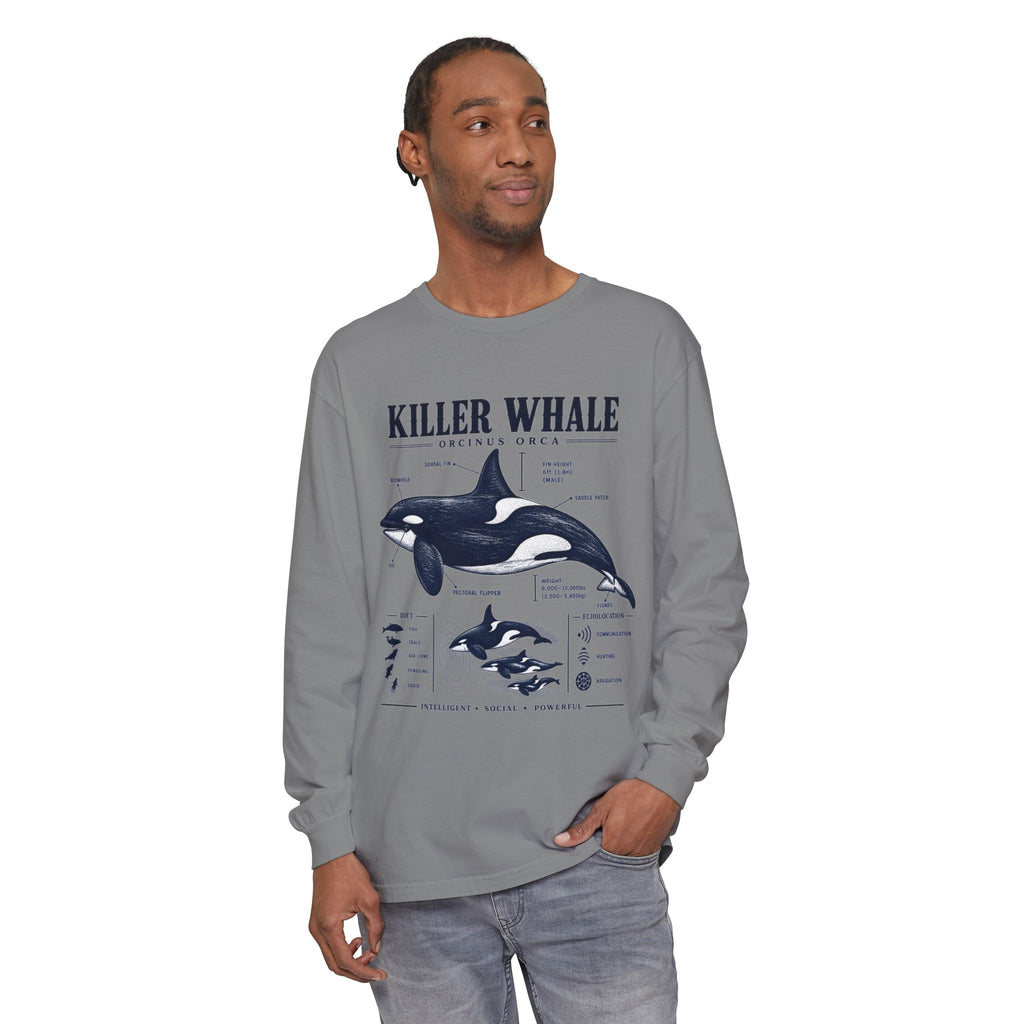 Killer Whale Anatomy Long Sleeve Tee