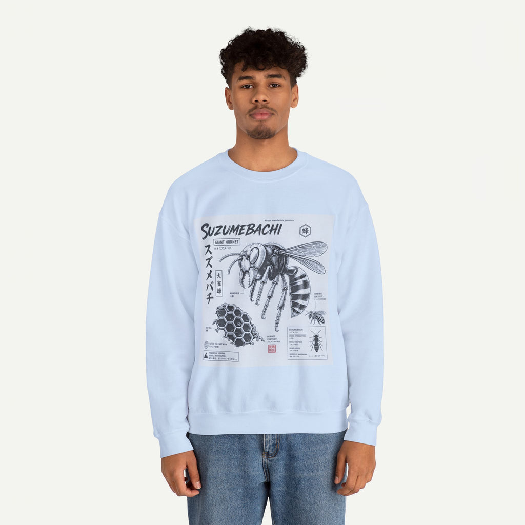 Suzumebachi Hornet Anatomy Crewneck Sweatshirt