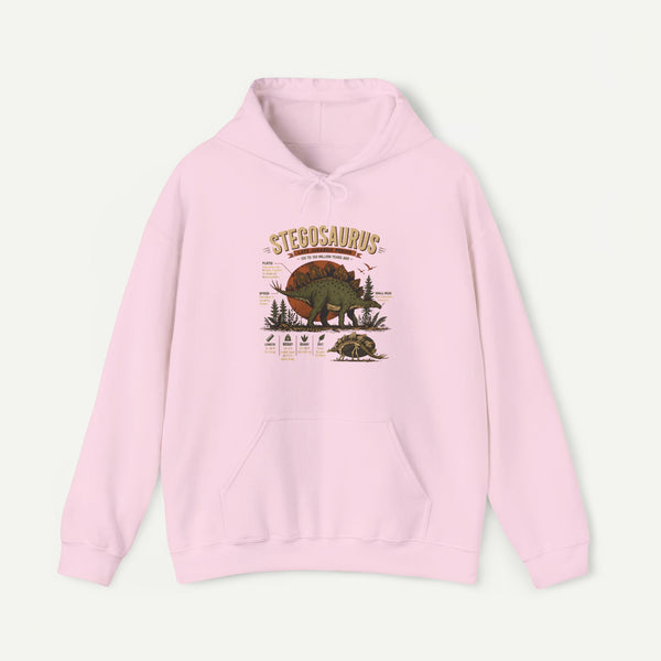 Stegosaurus Vintage Anatomy Hoodie – Retro Dino Nature Sweatshirt