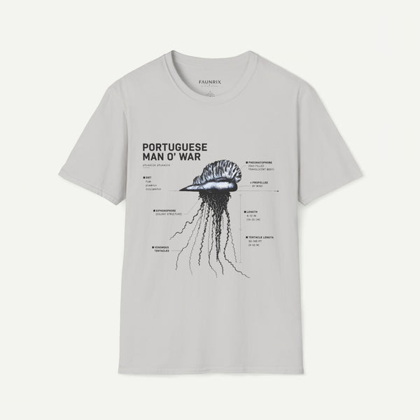 Portuguese Man O' War Anatomy T-Shirt — Marine Biology Graphic Tee