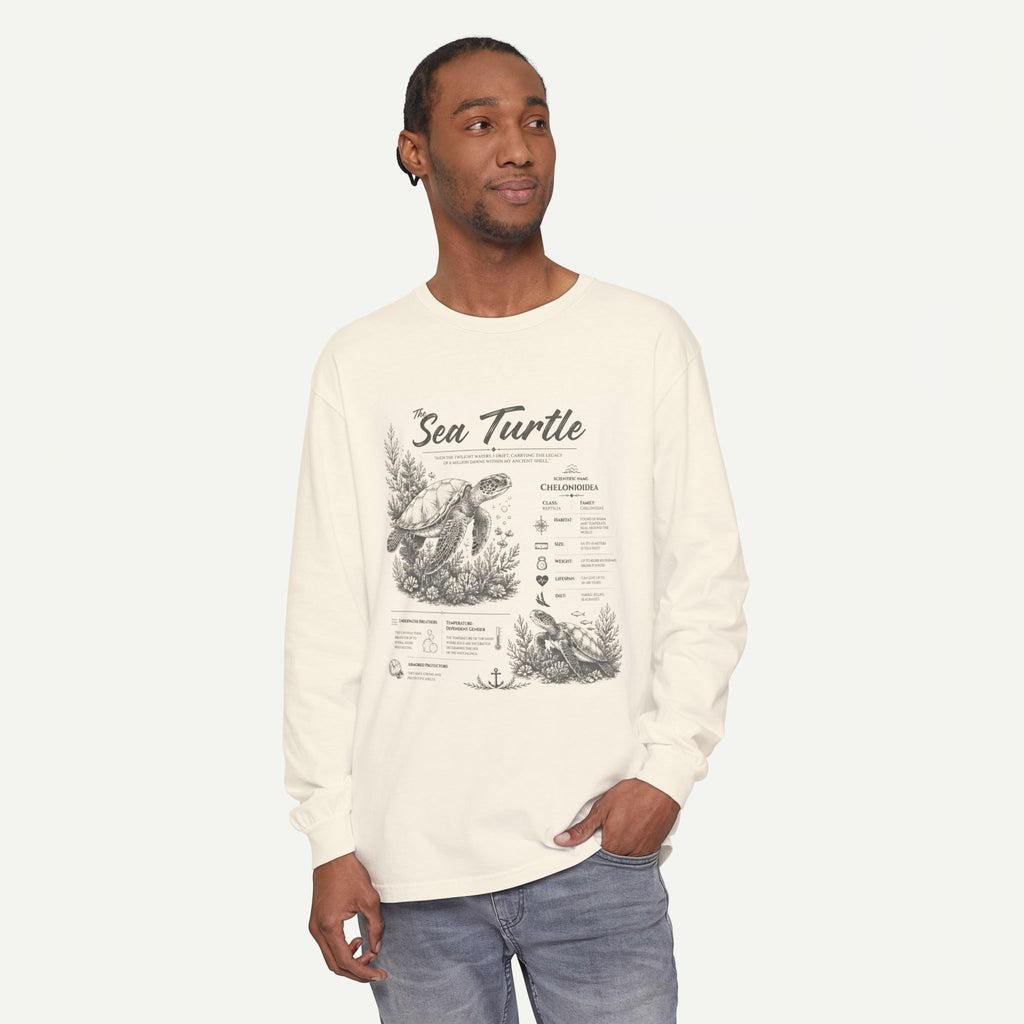 Sea Turtle Anatomy Long Sleeve Tee
