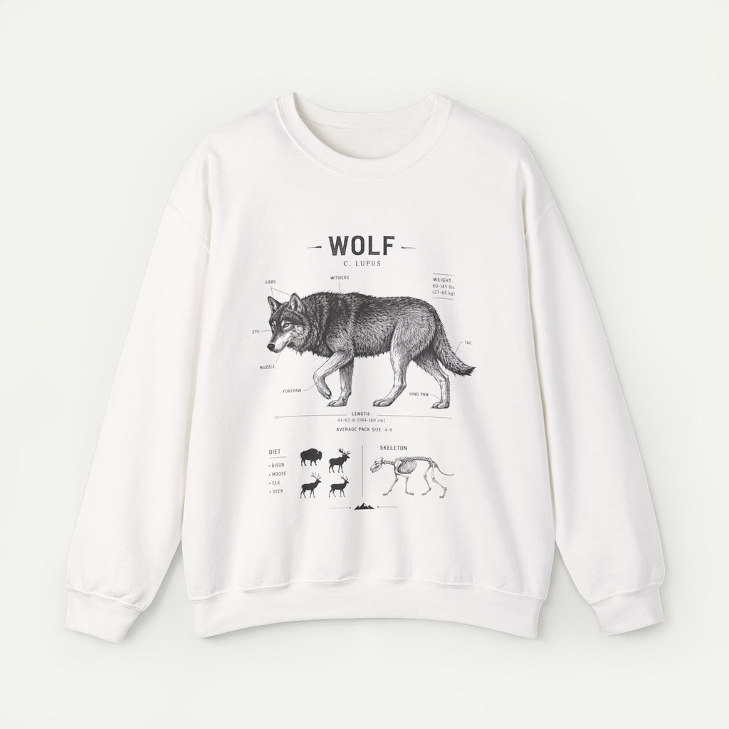 Wolf Anatomy Crewneck Sweatshirt