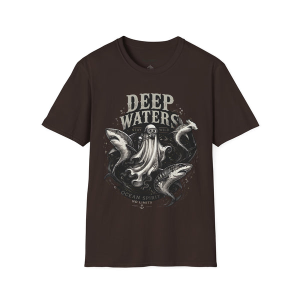 Deep Waters Graphic T-Shirt — ‘Deep Waters’ Ocean Monster Tee