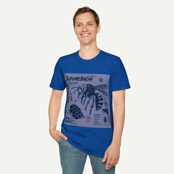 Suzumebachi Giant Hornet Anatomy T-Shirt — Japanese Illustration Graphic Tee