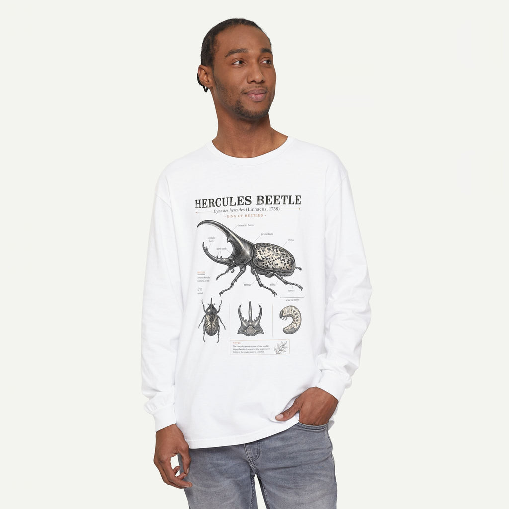Hercules Beetle Anatomy Long Sleeve Tee