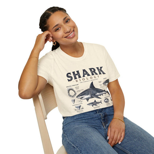 Shark Biology T-Shirt — Vintage Anatomy Graphic Tee