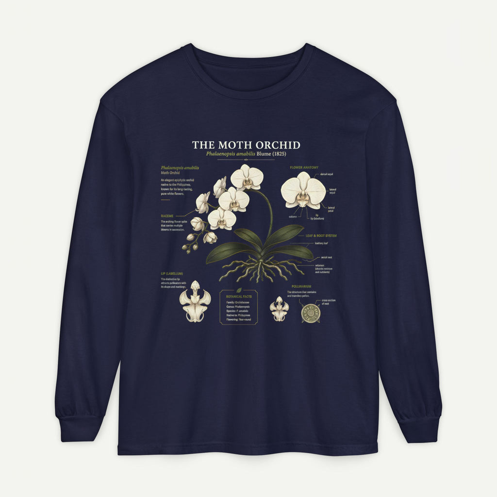 Orchid Anatomy Long Sleeve Tee