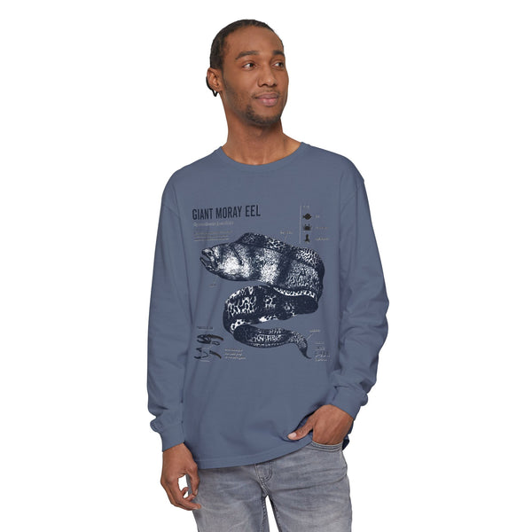 Giant Moray Eel Anatomy Long Sleeve Shirt