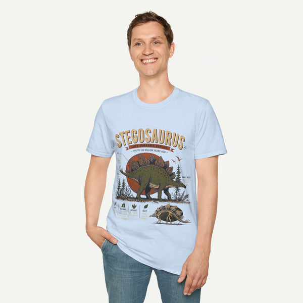 Stegosaurus Anatomy T-Shirt — Vintage Dinosaur Tee