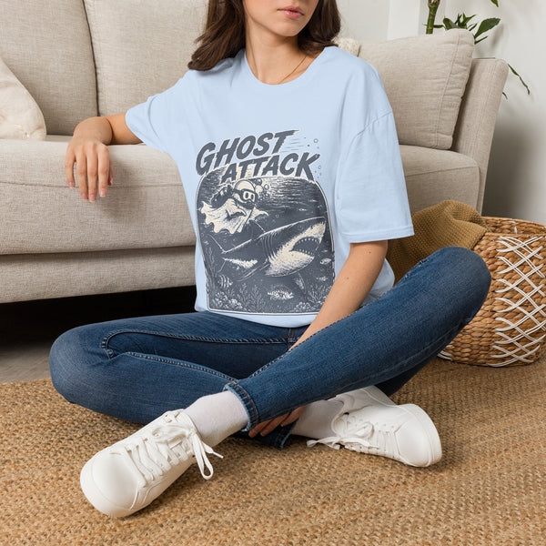 Ghost Attack T-Shirt — Vintage Horror Graphic Tee
