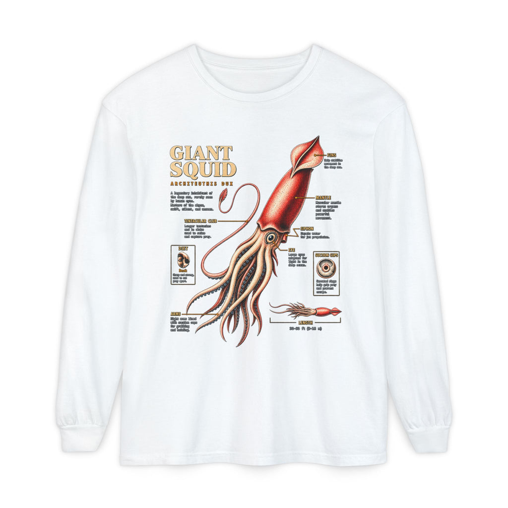 Giant Squid Anatomy Long Sleeve Tee