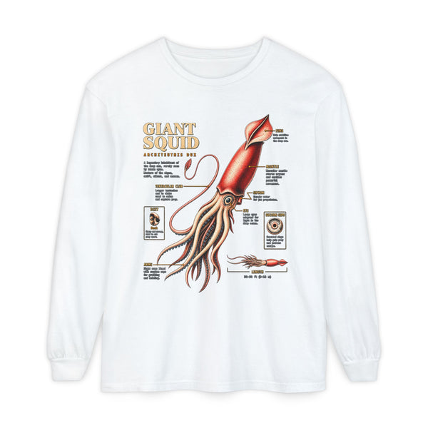 Giant Squid Anatomy Long Sleeve Tee