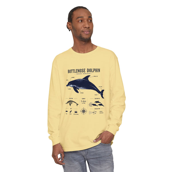 Bottlenose Dolphin Anatomy Long Sleeve Tee