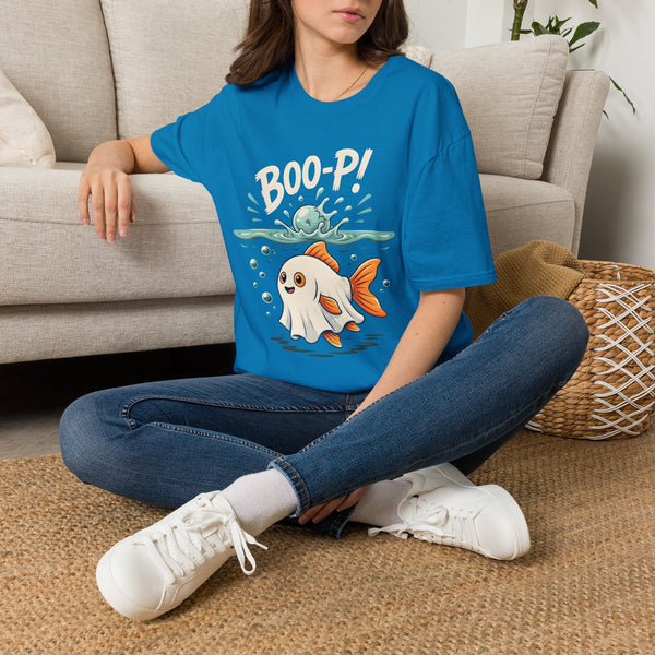 Ghost Fish T-Shirt — Cute Boo-P!Halloween Graphic Tee