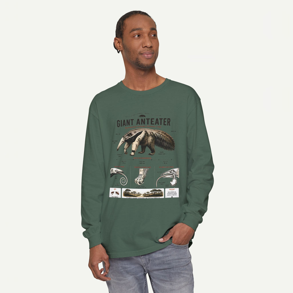 Giant Anteater Anatomy Long Sleeve Tee