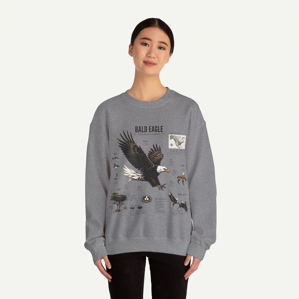 Bald Eagle Anatomy Sweatshirt