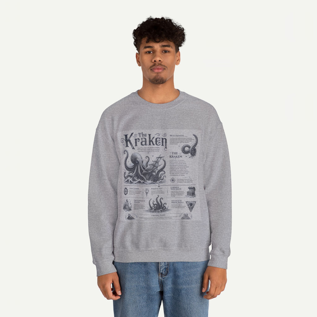 Kraken Illustration Crewneck Sweatshirt