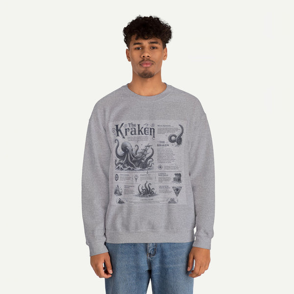 Kraken Illustration Crewneck Sweatshirt