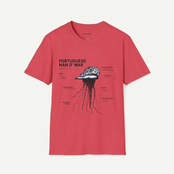 Portuguese Man O' War Anatomy T-Shirt — Marine Biology Graphic Tee
