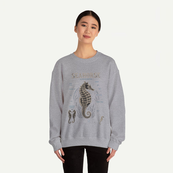Seahorse Anatomy Crewneck Sweatshirt