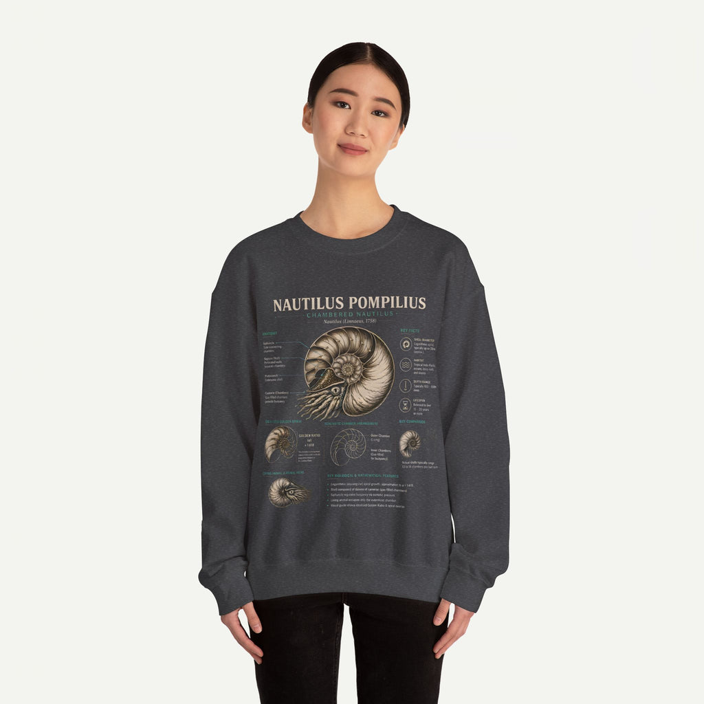 Nautilus Pompilius Anatomy Crewneck Sweatshirt