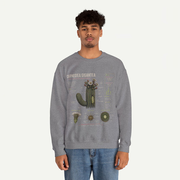 Carnegiea Gigantea Cactus Sweatshirt — Botanical Diagram Crewneck