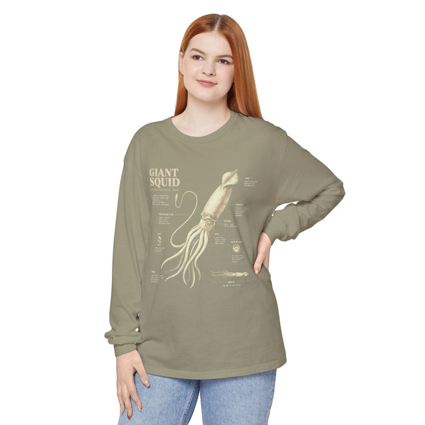 Giant Squid Anatomy Long Sleeve Tee