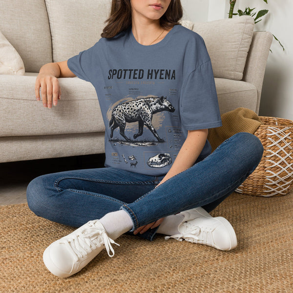 Spotted Hyena Anatomy T-Shirt — Vintage Wildlife Tee