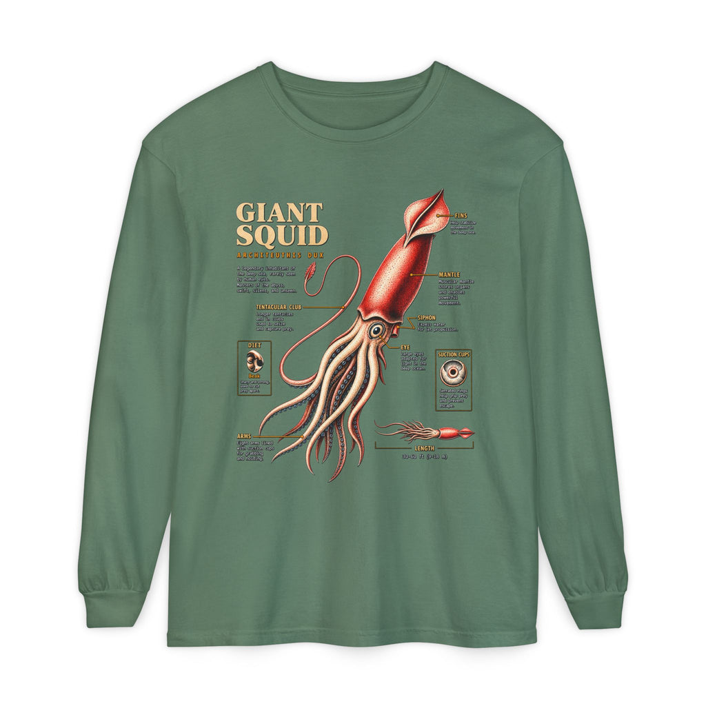 Giant Squid Anatomy Long Sleeve Tee